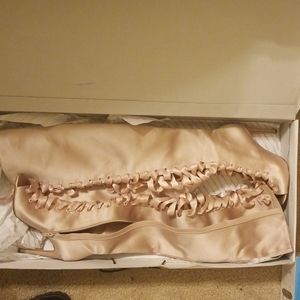 Aldo Cherisse Peep Toe Thigh High Boots